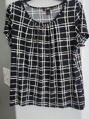 80 Park Women’s Short Sleeve Blouse